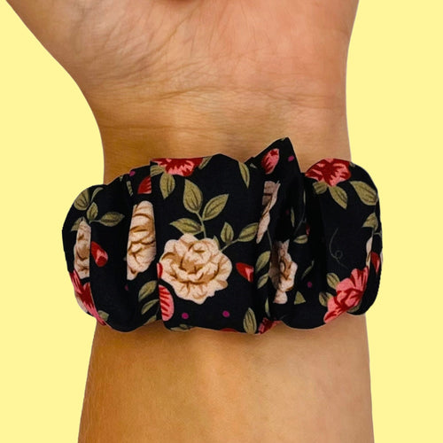 flora-black-huawei-watch-ultimate-watch-straps-nz-scrunchies-watch-bands-aus