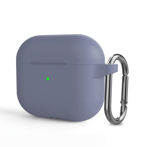 Blue Grey Silicone Protective case compatible with the Apple AirPods 3 with Clip NZ