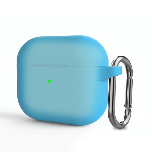 Green Silicone Protective case compatible with the Apple AirPods 3 with Clip NZ