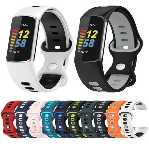 Replacement Silicone Sports Watch Straps Aus Compatible with the Fitbit Charge 5 NZ