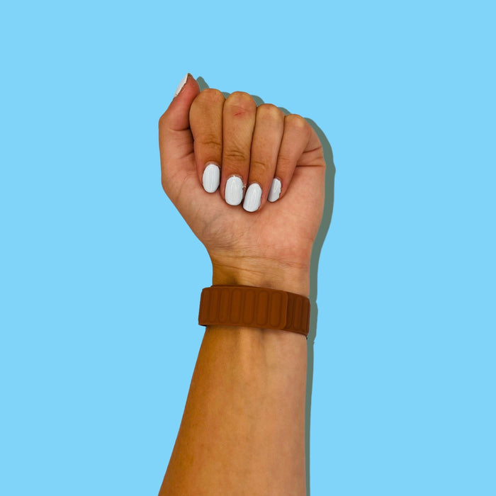 brown-fitbit-versa-4-watch-straps-nz-magnetic-silicone-watch-bands-aus