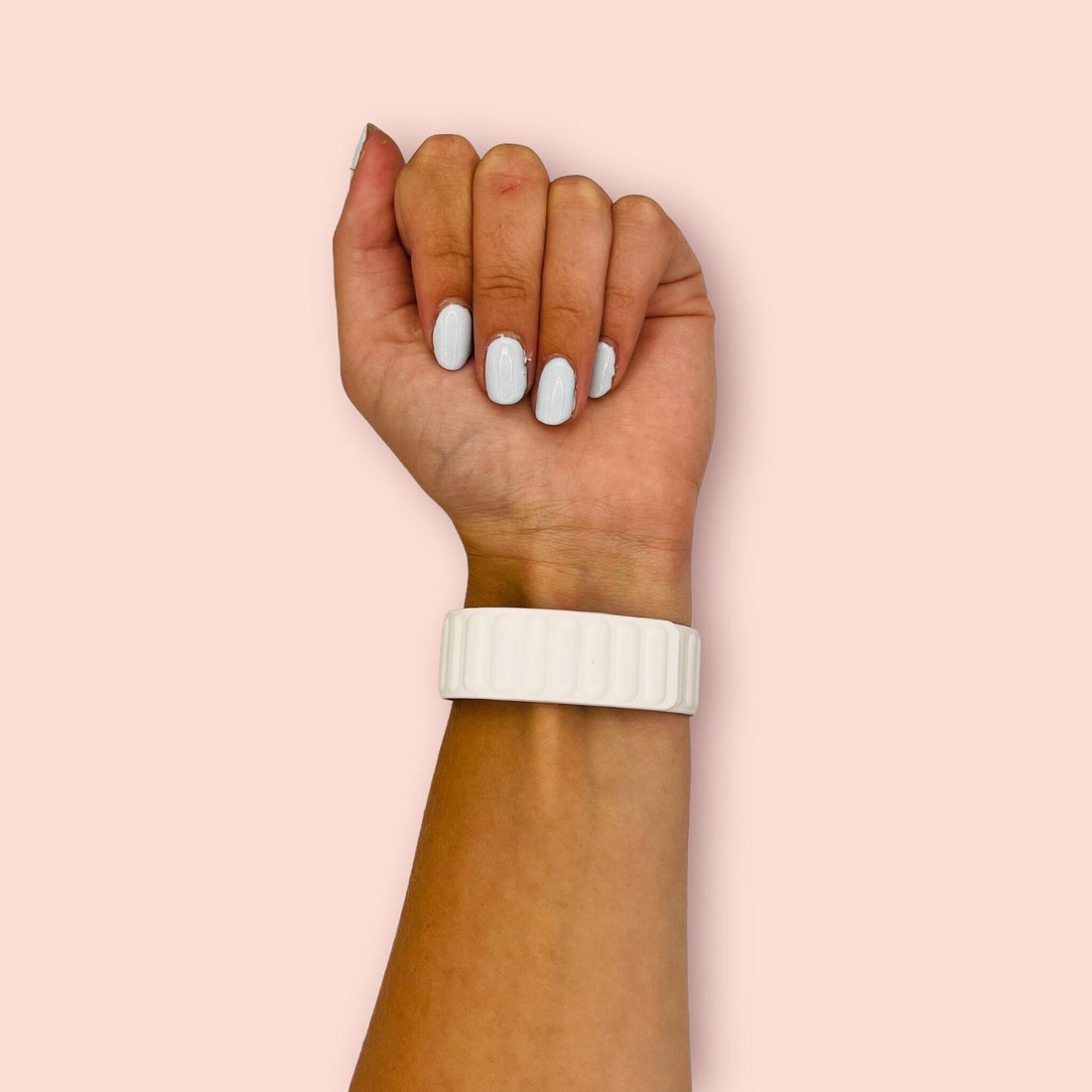 white-samsung-galaxy-watch-3-(41mm)-watch-straps-nz-magnetic-silicone-watch-bands-aus
