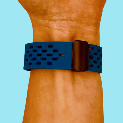 navy-blue-magnetic-sports-garmin-forerunner-55-watch-straps-nz-ocean-band-silicone-watch-bands-aus