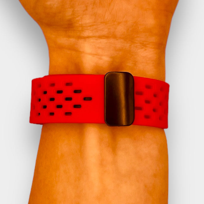 red-magnetic-sports-oppo-watch-3-watch-straps-nz-ocean-band-silicone-watch-bands-aus