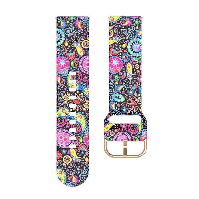 colourful-swirls-garmin-forerunner-265s-watch-straps-nz-pattern-straps-watch-bands-aus