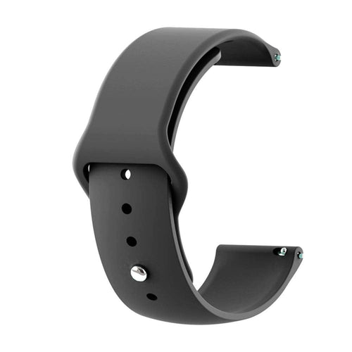 black-huawei-watch-2-pro-watch-straps-nz-silicone-button-watch-bands-aus