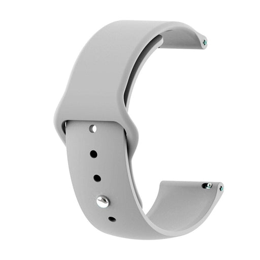 grey-samsung-galaxy-watch-active-2-(40mm-44mm)-watch-straps-nz-silicone-button-watch-bands-aus