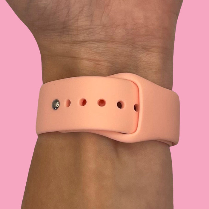 peach-fitbit-charge-5-watch-straps-nz-silicone-button-watch-bands-aus