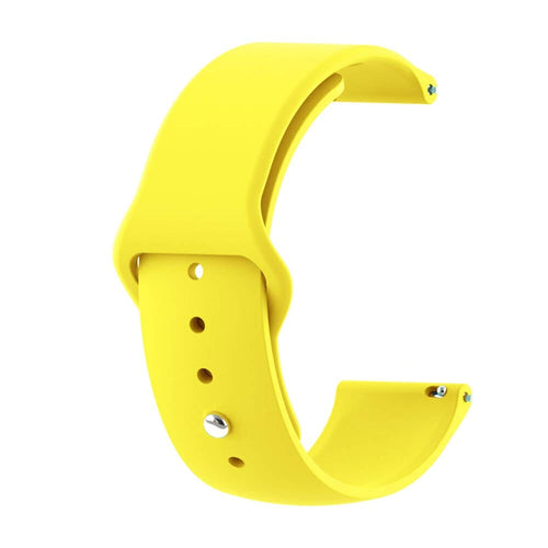 yellow-huawei-gt-42mm-watch-straps-nz-silicone-button-watch-bands-aus