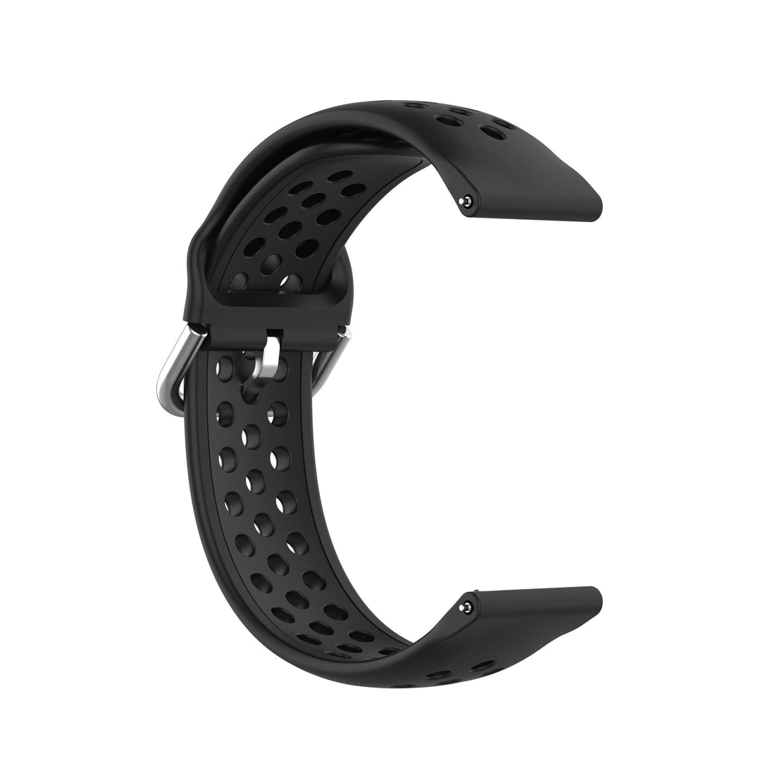 black-polar-vantage-m2-watch-straps-nz-silicone-sports-watch-bands-aus