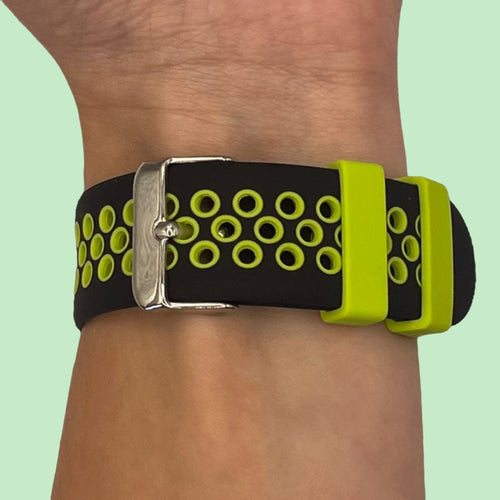 black-green-polar-vantage-m2-watch-straps-nz-silicone-sports-watch-bands-aus