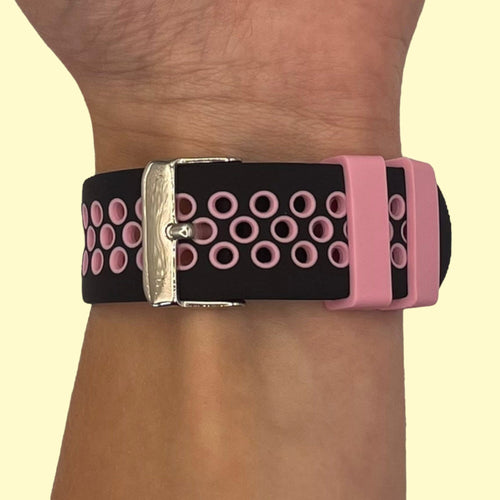 black-pink-huawei-talkband-b5-watch-straps-nz-silicone-sports-watch-bands-aus