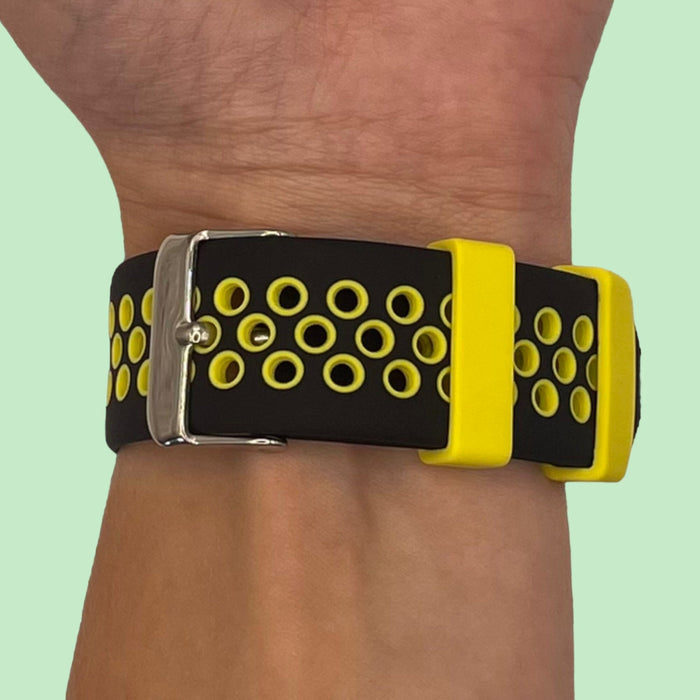 black-yellow-fossil-gen-4-watch-straps-nz-silicone-sports-watch-bands-aus