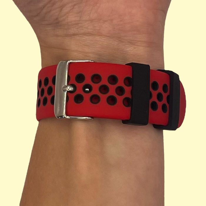 red-black-xiaomi-amazfit-pace-pace-2-watch-straps-nz-silicone-sports-watch-bands-aus