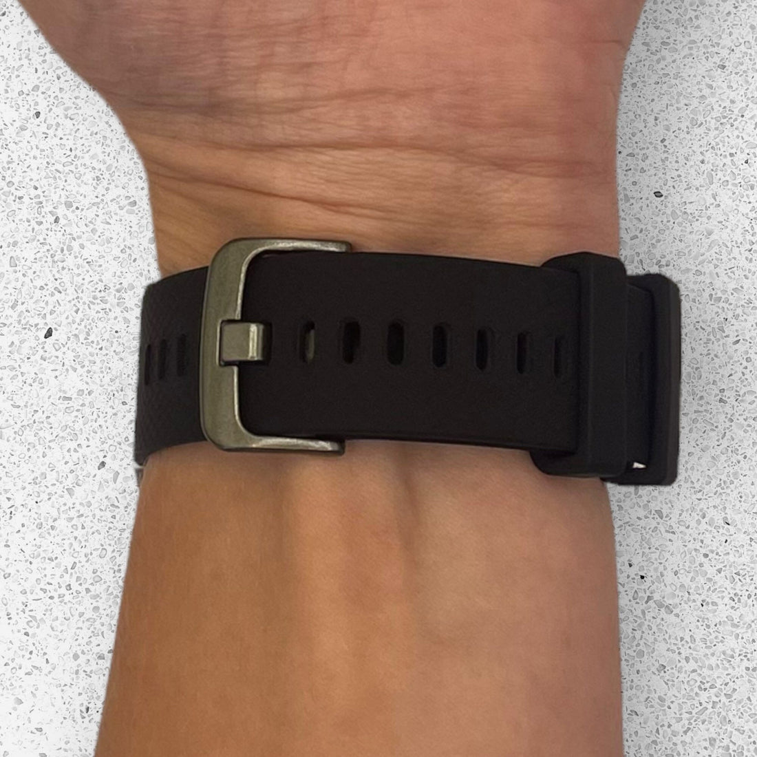 black-samsung-galaxy-watch-active-watch-straps-nz-silicone-watch-bands-aus