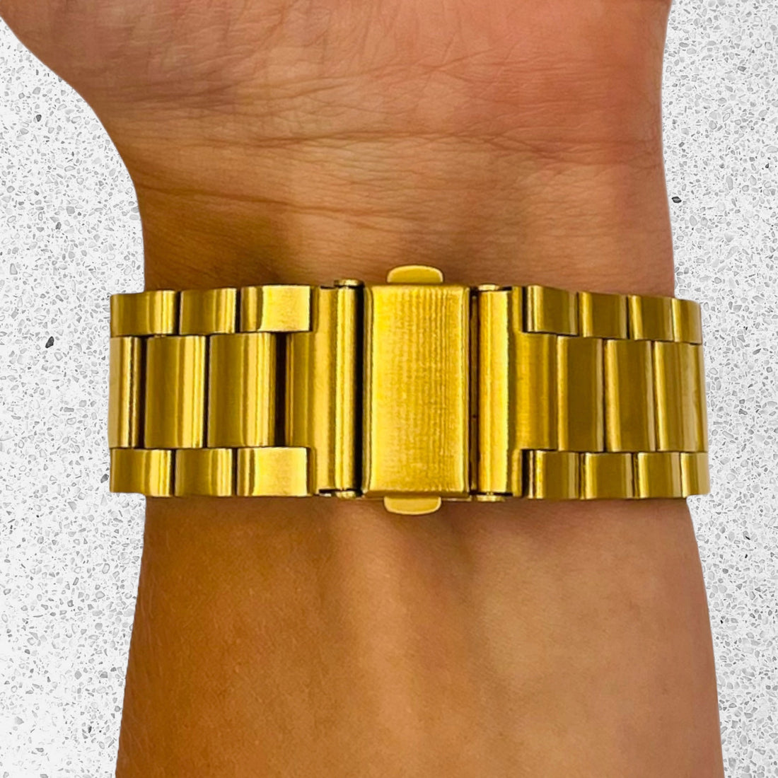 gold-metal-polar-ignite-watch-straps-nz-stainless-steel-link-watch-bands-aus