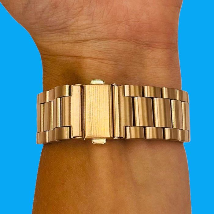 rose-gold-metal-samsung-galaxy-watch-6-classic-(43mm)-watch-straps-nz-stainless-steel-link-watch-bands-aus