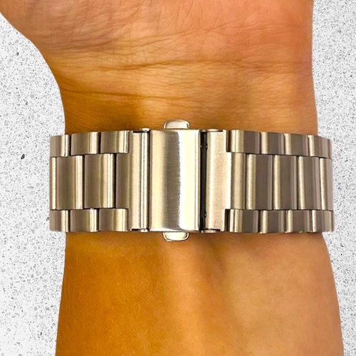 silver-metal-huawei-watch-gt4-46mm-watch-straps-nz-stainless-steel-link-watch-bands-aus