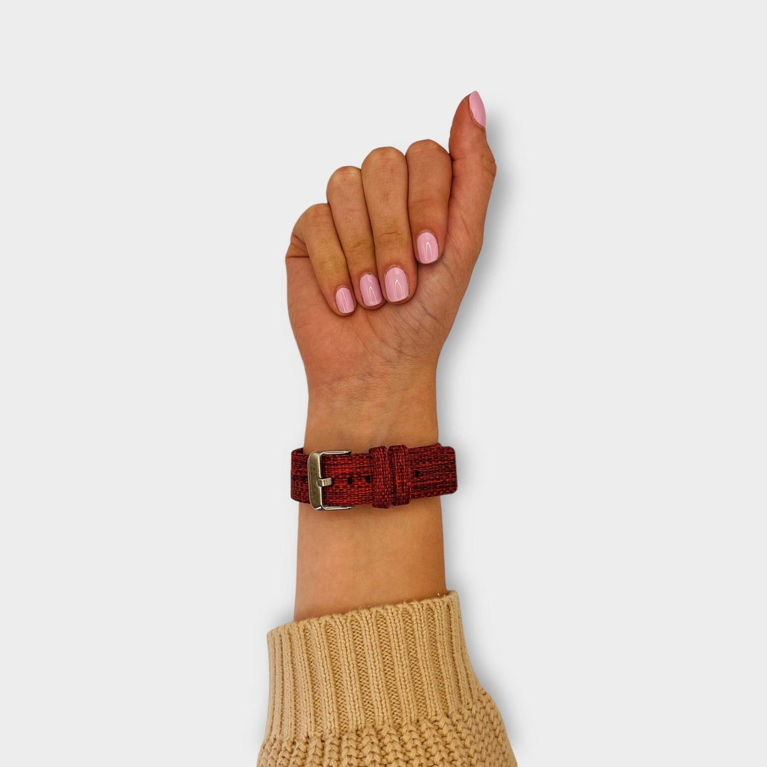red-garmin-forerunner-245-watch-straps-nz-canvas-watch-bands-aus