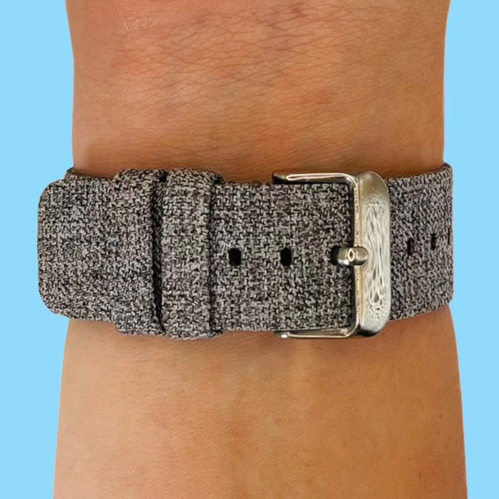 charcoal-universal-22mm-straps-watch-straps-nz-canvas-watch-bands-aus