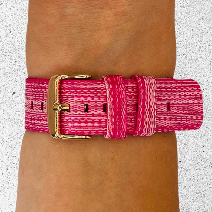 pink-fossil-gen-5-5e-watch-straps-nz-canvas-watch-bands-aus