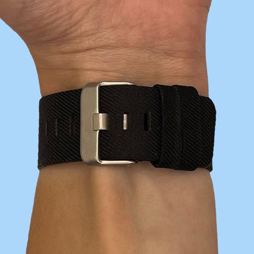 black-fitbit-charge-5-watch-straps-nz-canvas-watch-bands-aus