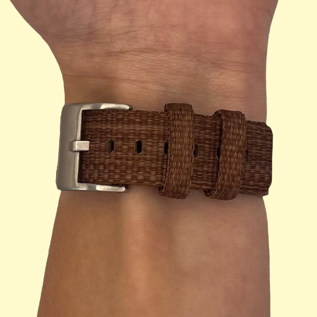 brown-samsung-galaxy-watch-active-2-(40mm-44mm)-watch-straps-nz-canvas-watch-bands-aus