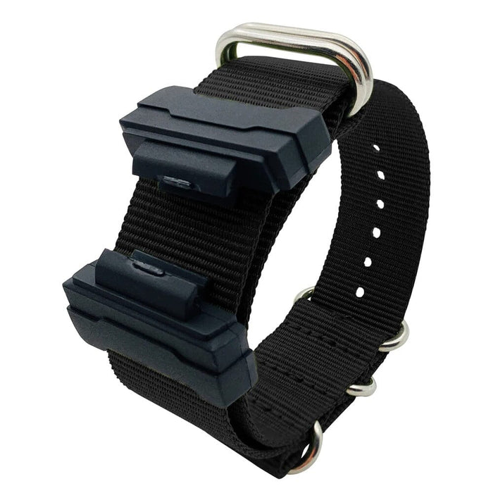 Green Nylon Watch Straps compatible with the Casio G-Shock GA Range and Baby-G BA-110 & BA-120 NZ