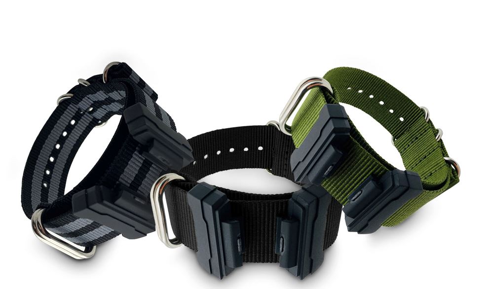 Black (Black Buckle) Nylon Watch Straps compatible with the Casio G-Shock GA Range and Baby-G BA-110 & BA-120 NZ