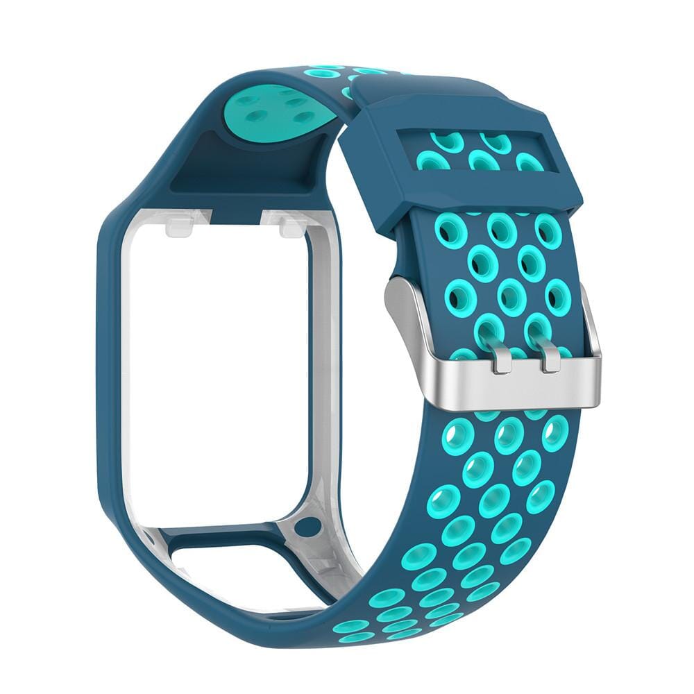 Orange and Grey Replacement Silicone Watch Sports Straps Compatible with the TomTom NZ
