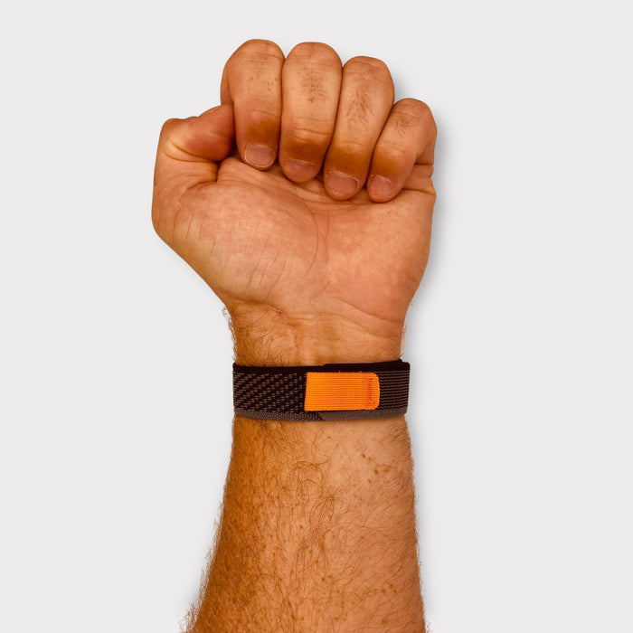 black-grey-orange-garmin-instinct-2-watch-straps-nz-trail-loop-watch-bands-aus