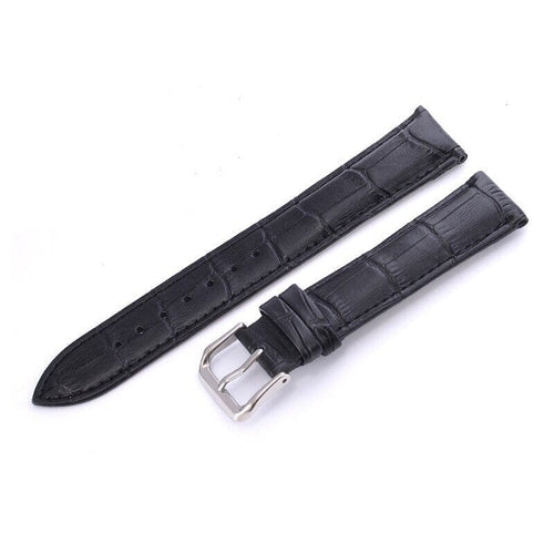 black-garmin-fenix-6s-watch-straps-nz-snakeskin-leather-watch-bands-aus