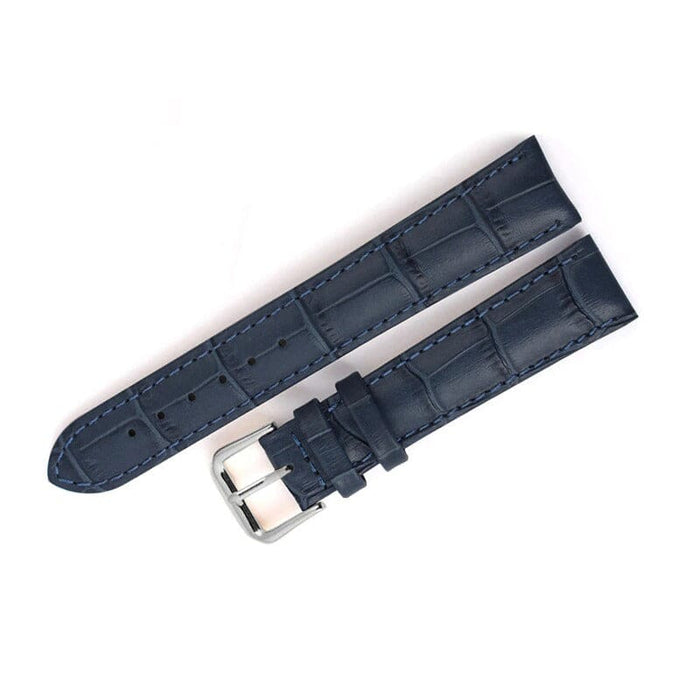blue-garmin-vivomove-hr-hr-sports-watch-straps-nz-snakeskin-leather-watch-bands-aus