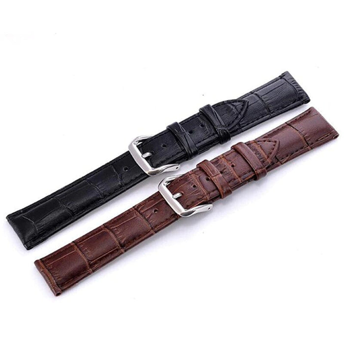 black-samsung-galaxy-watch-5-(40-44mm)-watch-straps-nz-snakeskin-leather-watch-bands-aus