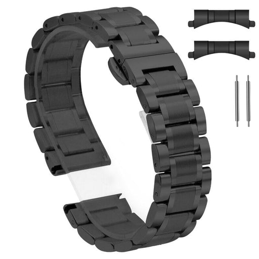 stainless-steel-metal-link-watch-straps-nz-bands-aus-black