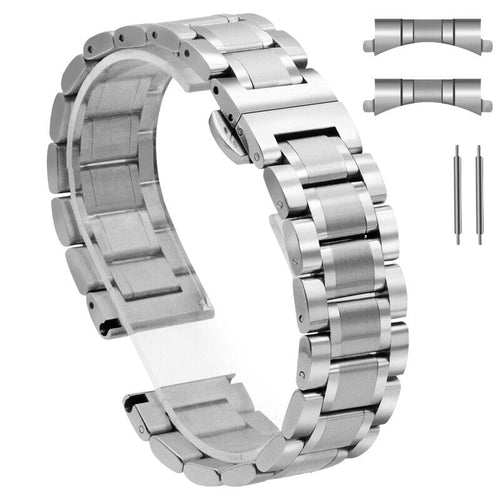 Universal Stainless Steel Link Watch Straps NZ for 19mm Lug Width