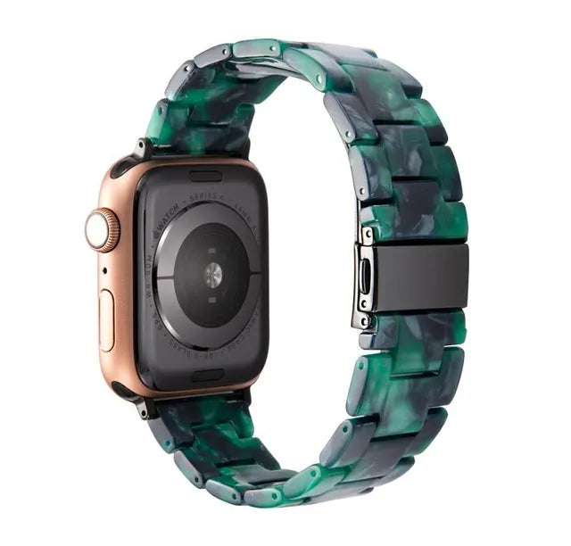 emerald-green-fitbit-charge-5-watch-straps-nz-resin-watch-bands-aus