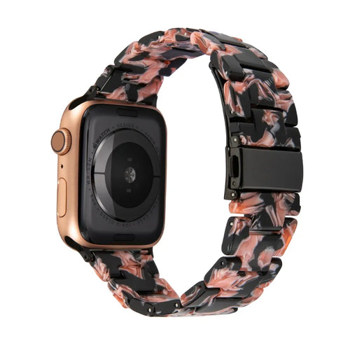 pink-flower-fitbit-charge-5-watch-straps-nz-resin-watch-bands-aus