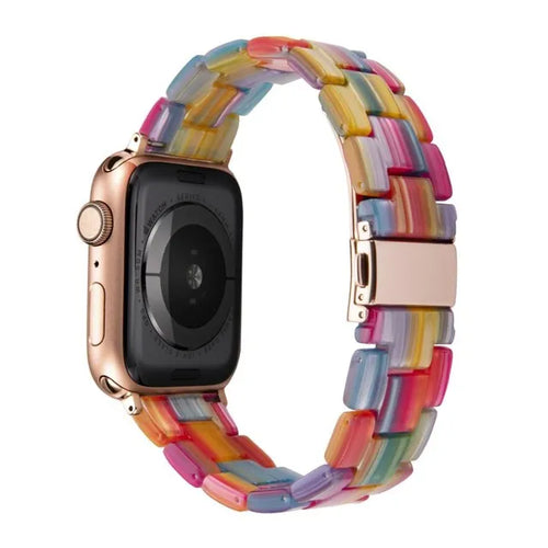 rainbow-garmin-fenix-6-watch-straps-nz-resin-watch-bands-aus