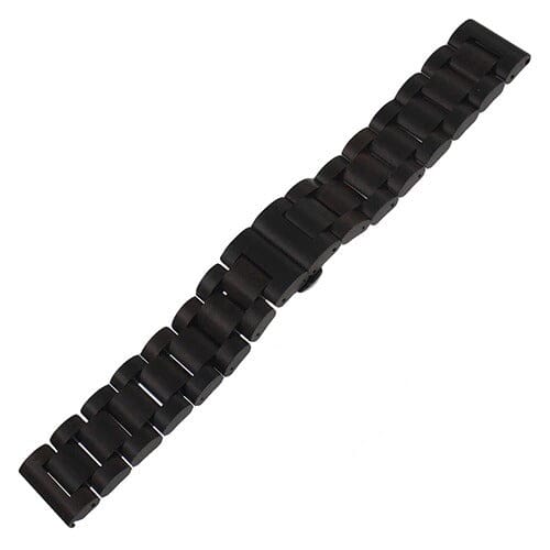 Redwood and Black Universal Wooden Watch Straps Compatible with most Pin Style Watches NZ