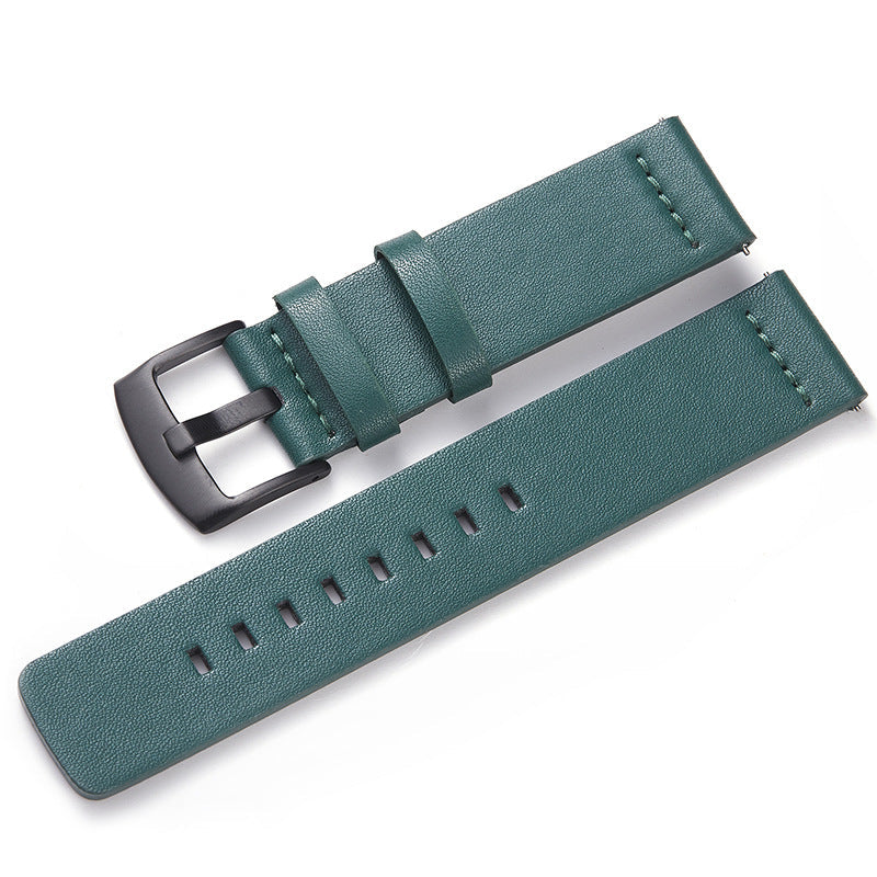 green-black-buckle-huawei-watch-gt2-pro-watch-straps-nz-leather-watch-bands-aus