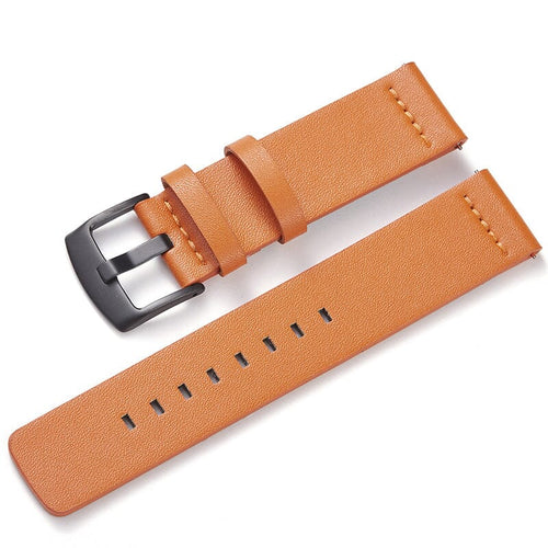 orange-black-buckle-garmin-fenix-6-watch-straps-nz-leather-watch-bands-aus