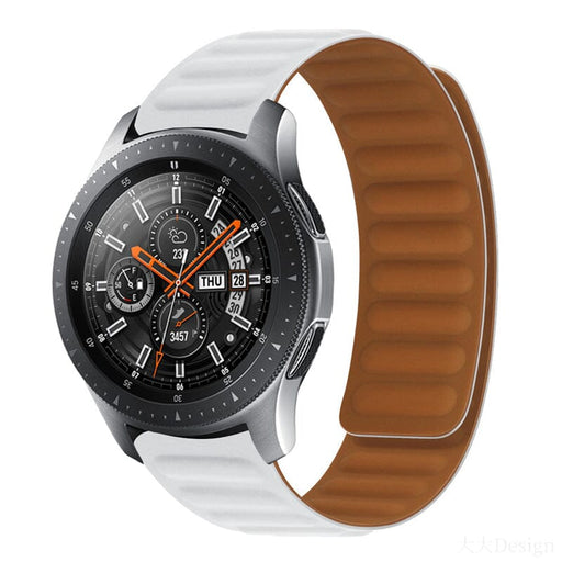 white-huawei-honor-magic-honor-dream-watch-straps-nz-magnetic-silicone-watch-bands-aus