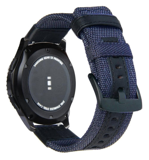 blue-samsung-galaxy-watch-6-(40mm)-watch-straps-nz-nylon-and-leather-watch-bands-aus