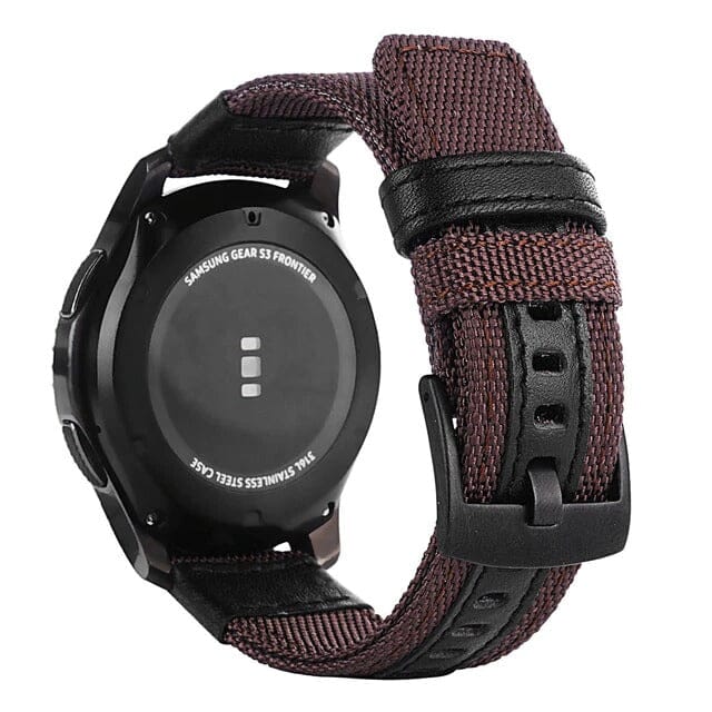 brown-samsung-galaxy-watch-5-(40-44mm)-watch-straps-nz-nylon-and-leather-watch-bands-aus