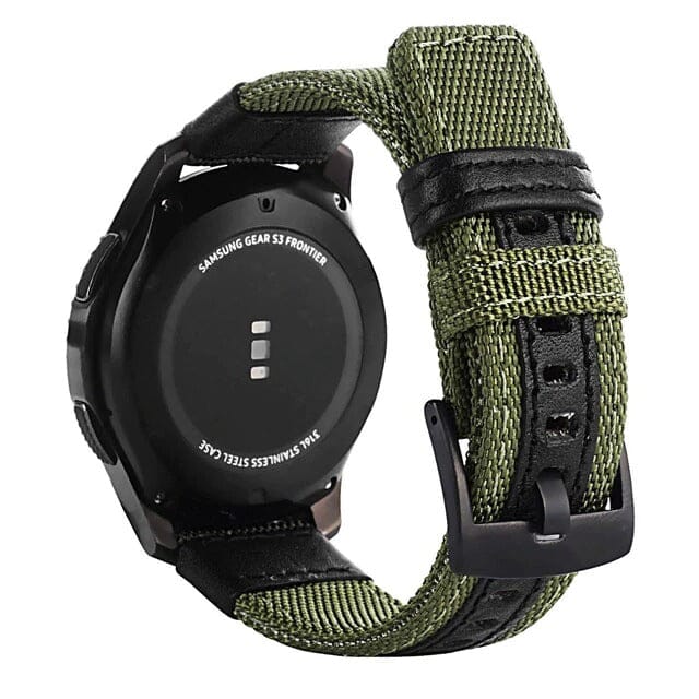 green-huawei-watch-gt2e-watch-straps-nz-nylon-and-leather-watch-bands-aus