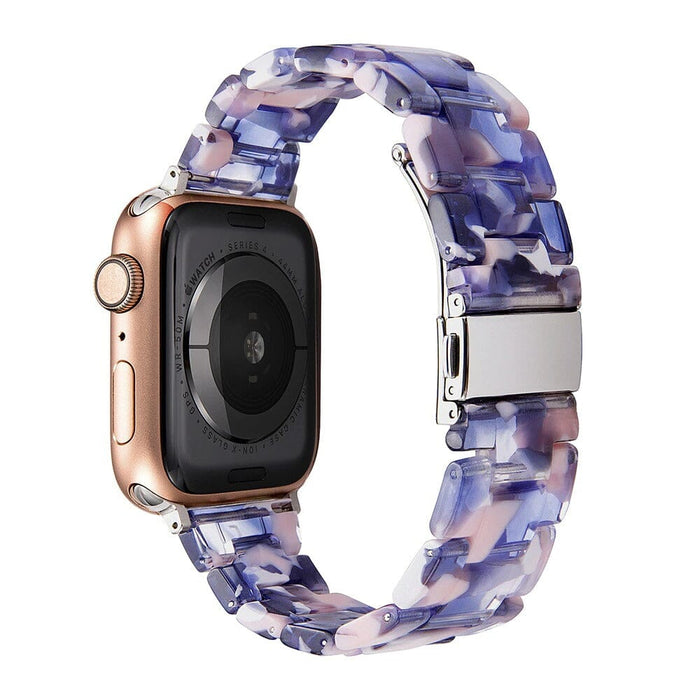 blue-floral-samsung-galaxy-watch-4-(40-44mm)-watch-straps-nz-resin-watch-bands-aus
