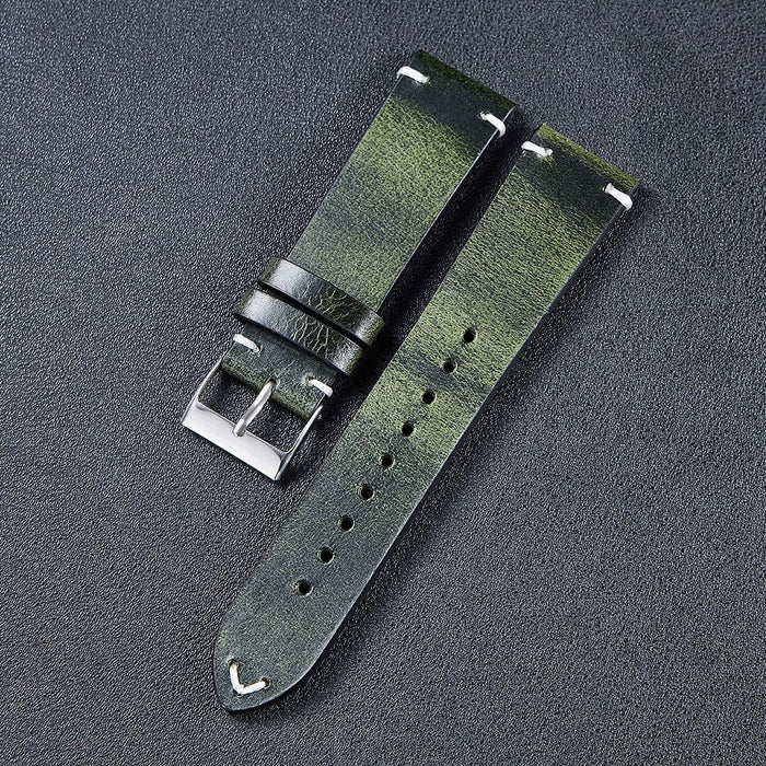 green-huawei-watch-fit-watch-straps-nz-vintage-leather-watch-bands-aus