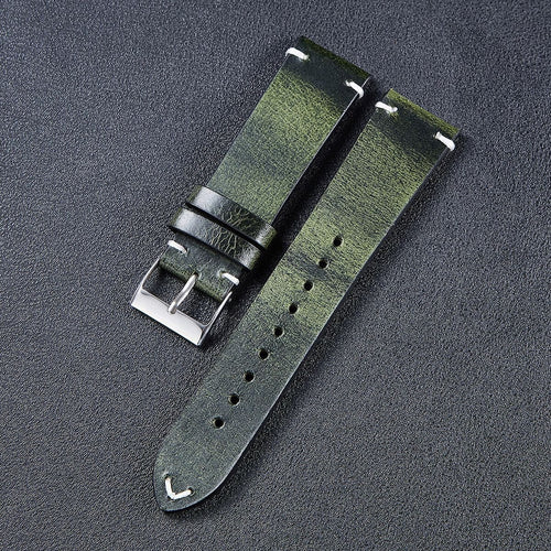 green-huawei-honor-s1-watch-straps-nz-vintage-leather-watch-bands-aus