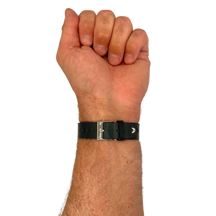 green-3plus-vibe-smartwatch-watch-straps-nz-vintage-leather-watch-bands-aus